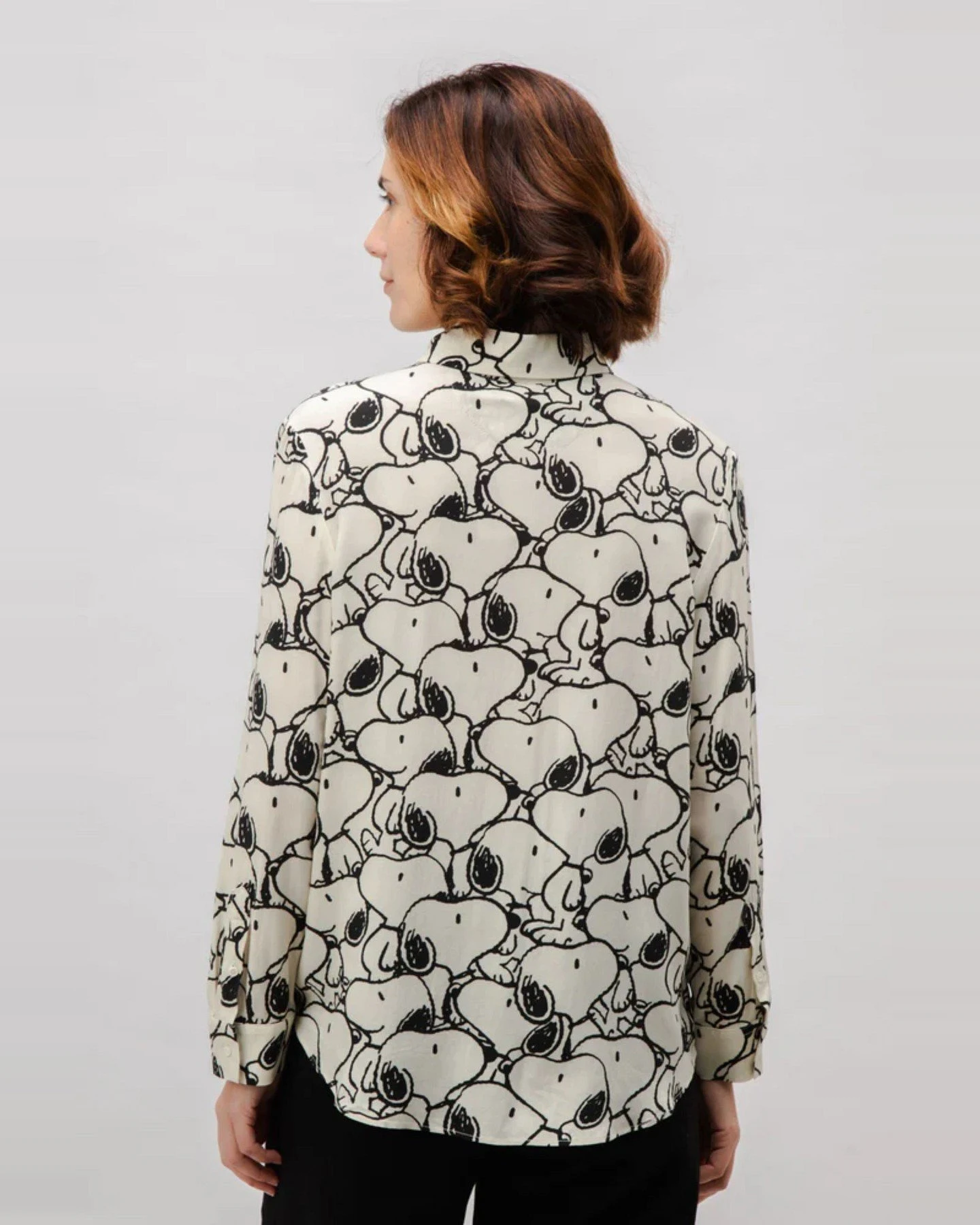 Bluse Peanuts B&W Off White – Ansicht 2