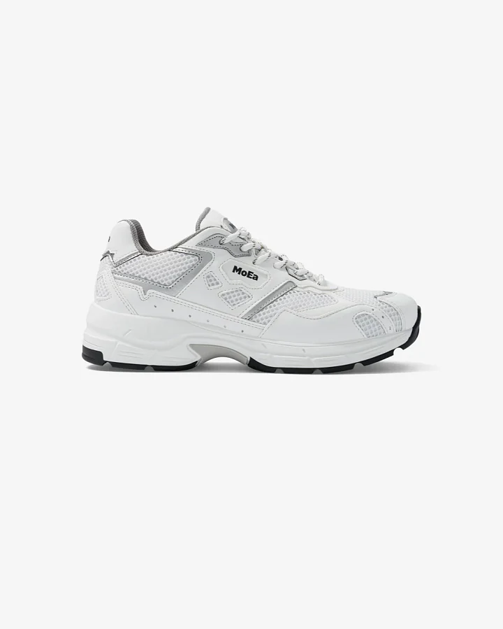 MoEa Herren vegan Sneaker Gen8 Mais Weiß Silber