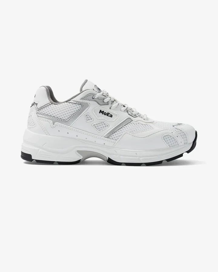 MoEa Herren vegan Sneaker Gen8 Mais Weiß Silber