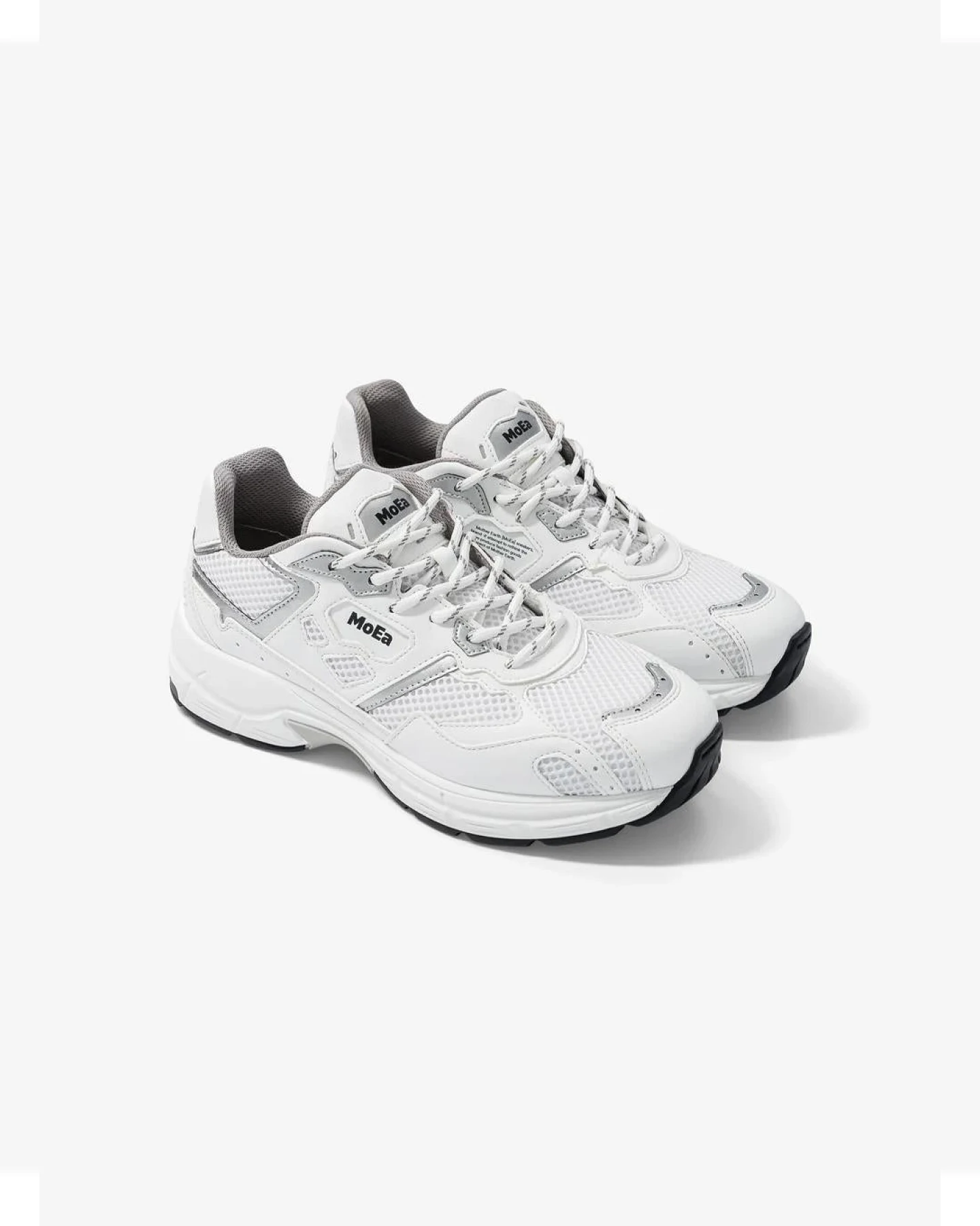 MoEa Herren vegan Sneaker Gen8 Mais Weiß Silber – Ansicht 2