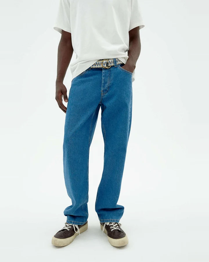 Thinking MU Herren vegan Jeans David Tusa Denim Blau