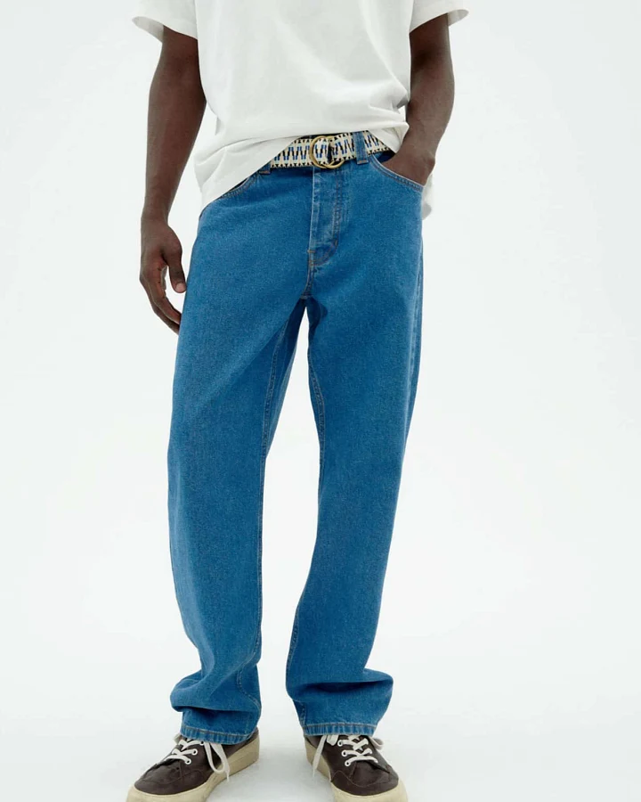 Thinking MU Herren vegan Jeans David Tusa Denim Blau