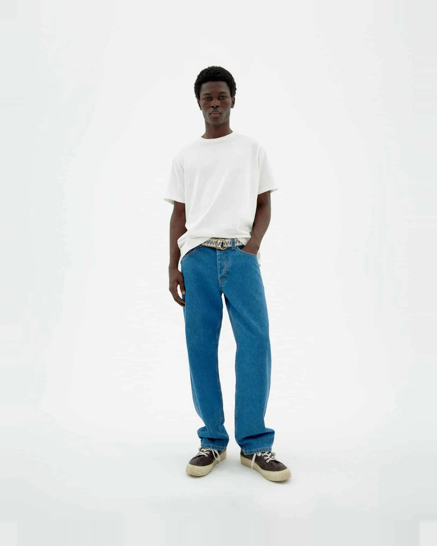 Thinking MU Herren vegan Jeans David Tusa Denim Blau – Ansicht 2