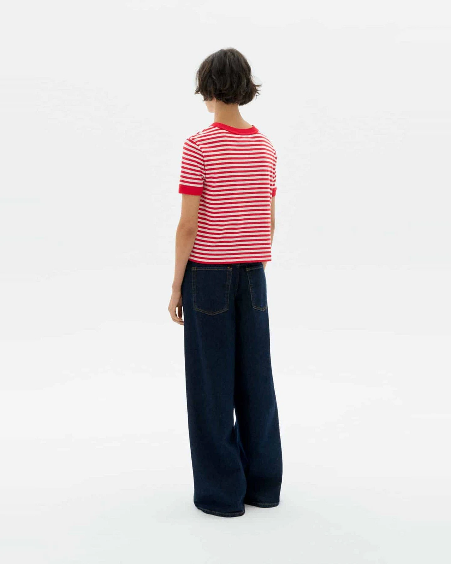 T-Shirt Willy Stripes Rot – Ansicht 6