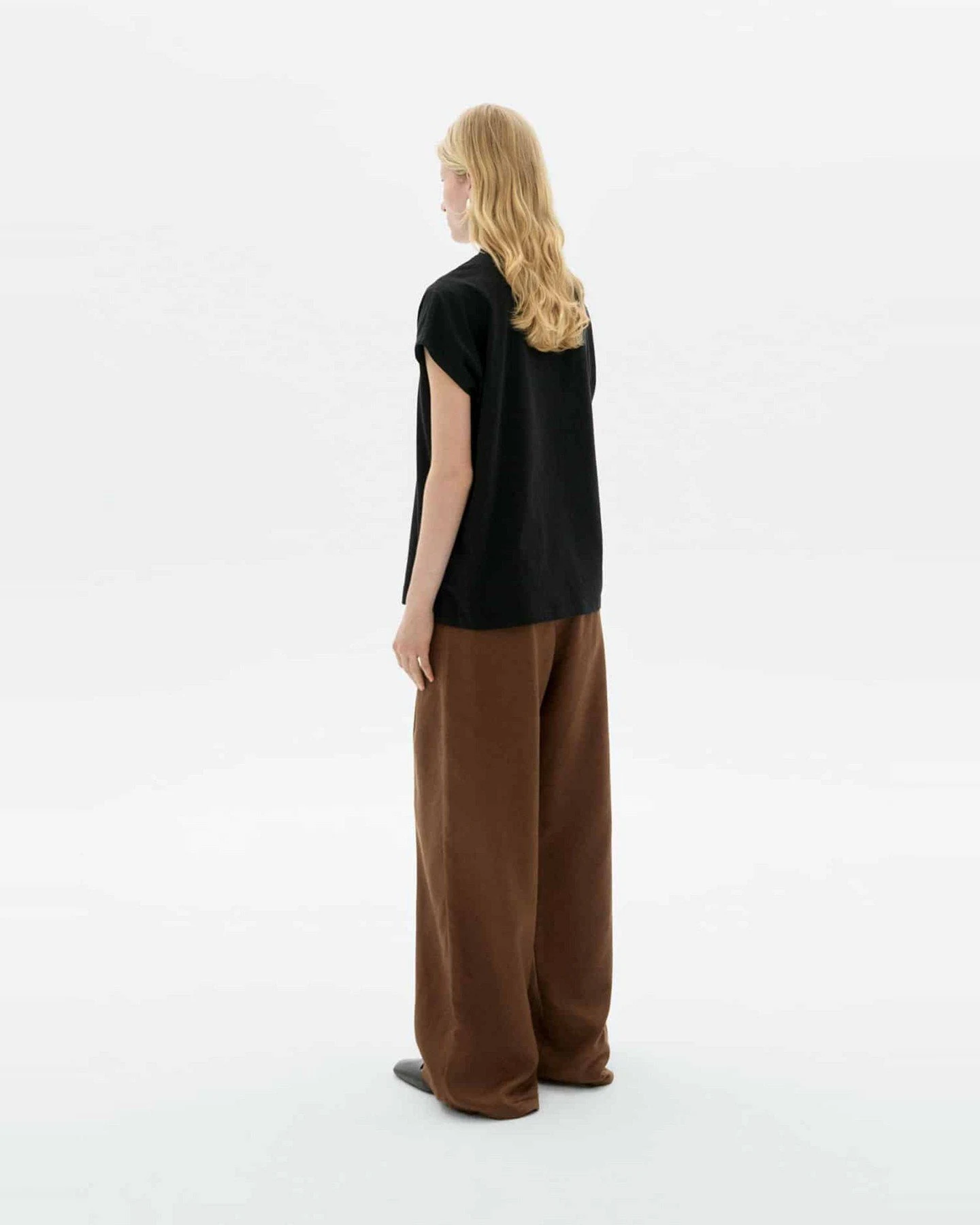 T-Shirt Basic Volta Flower Schwarz – Ansicht 5
