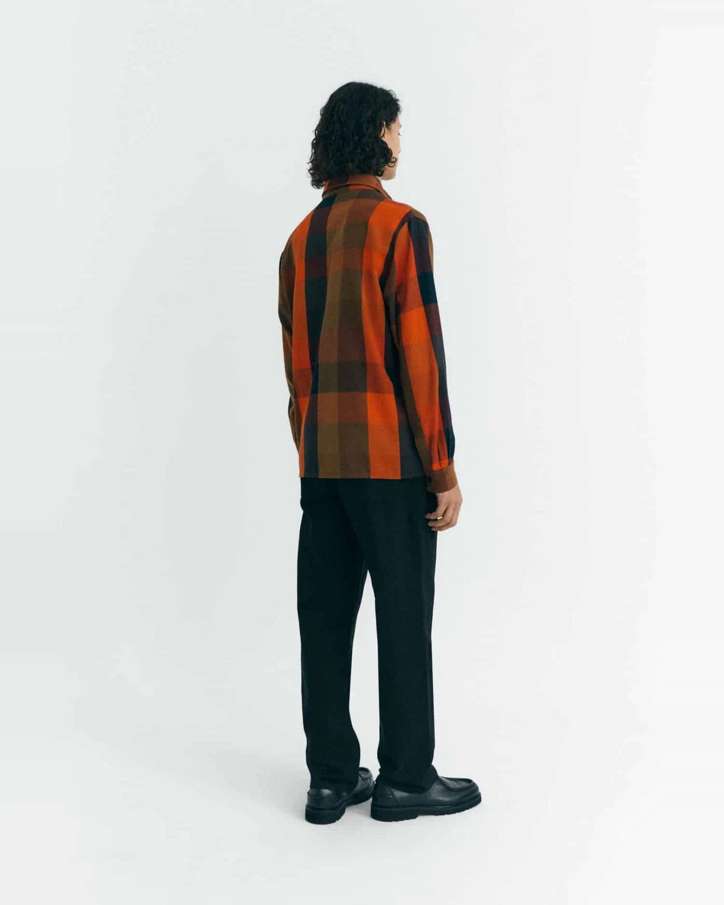 Hemd Theo Checked Orange – Ansicht 4