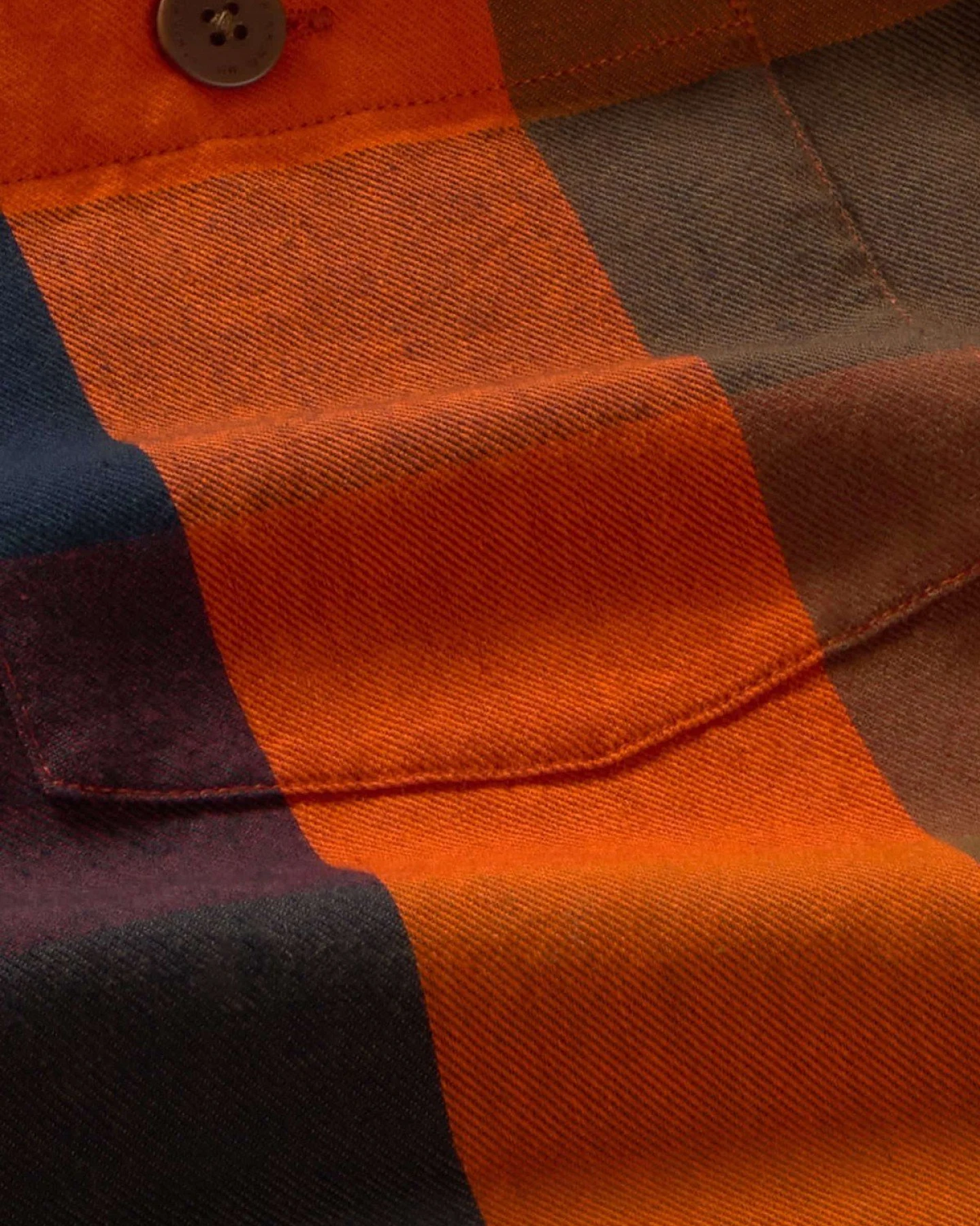 Hemd Theo Checked Orange – Ansicht 6