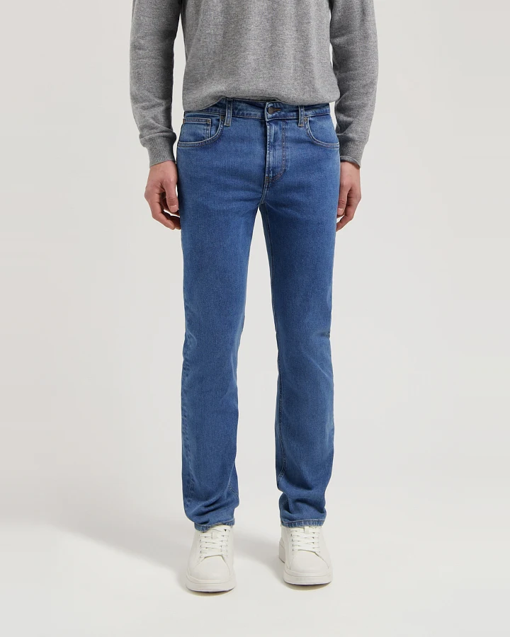 MUD Jeans Herren vegan Jeans Mid Straight Bryce Stone Vintage