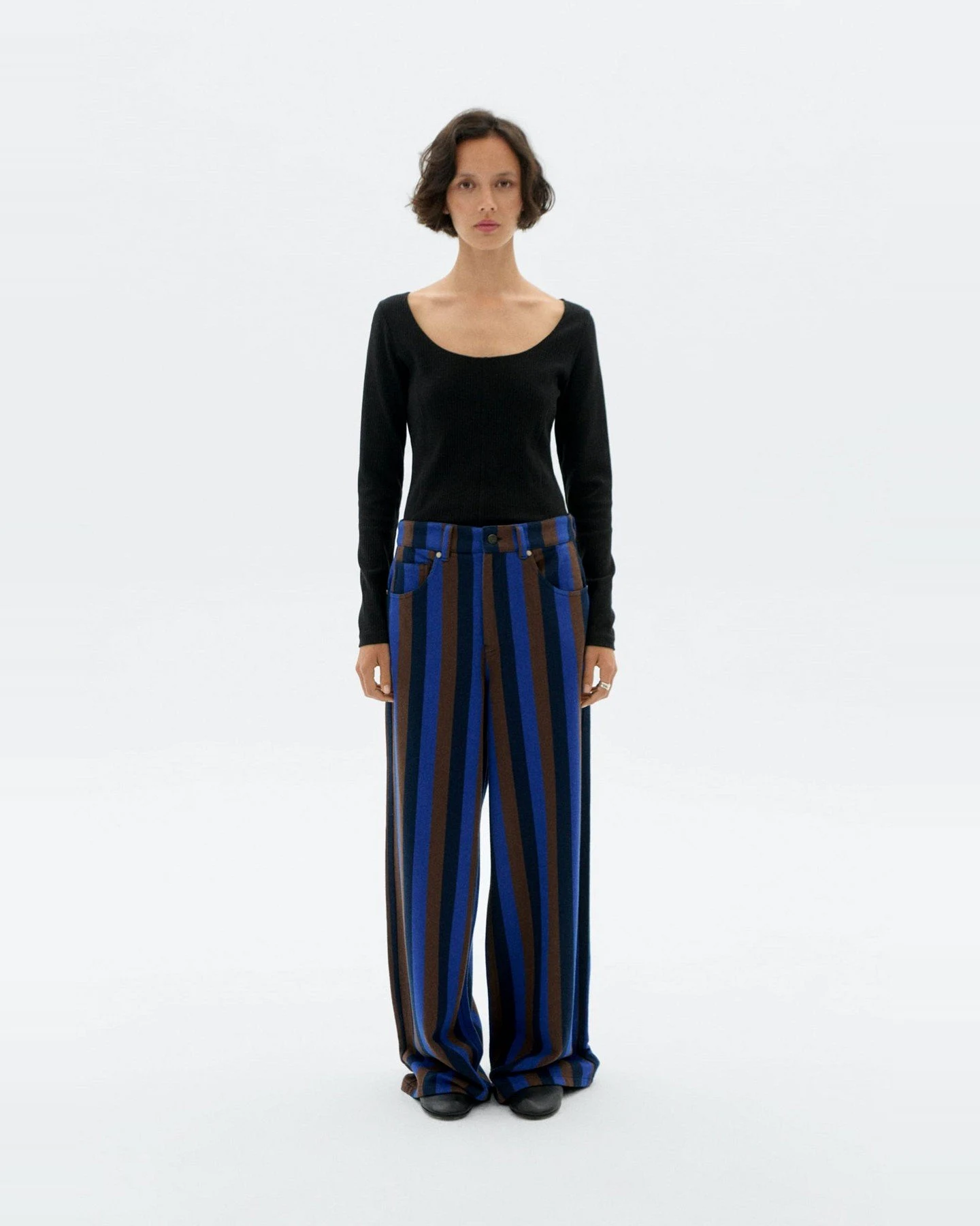 Hose Hedda Blanket Stripes Blau – Ansicht 2