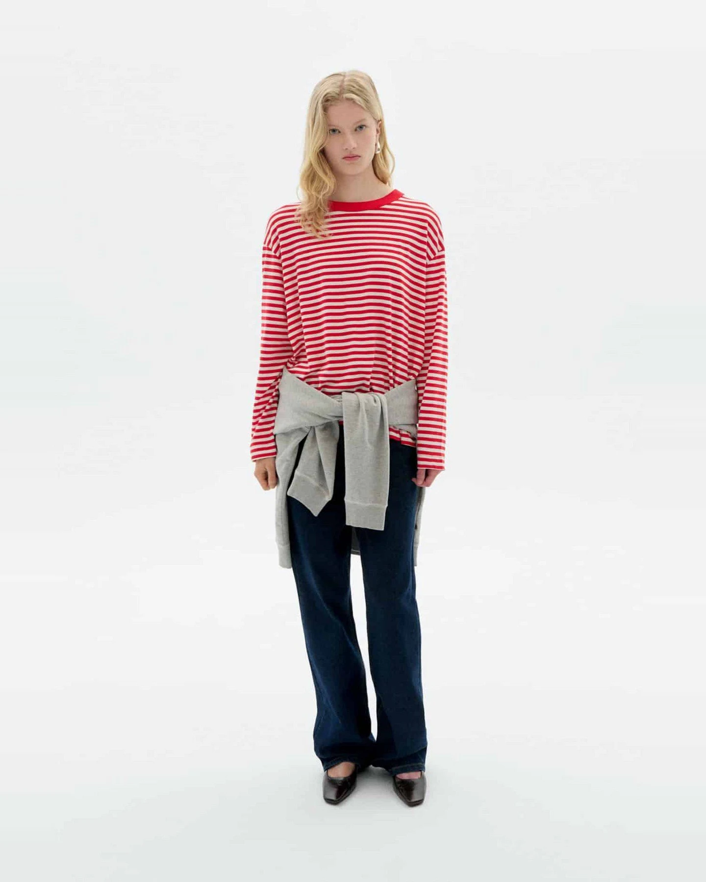Longsleeve Emily Stripes Rot – Ansicht 3