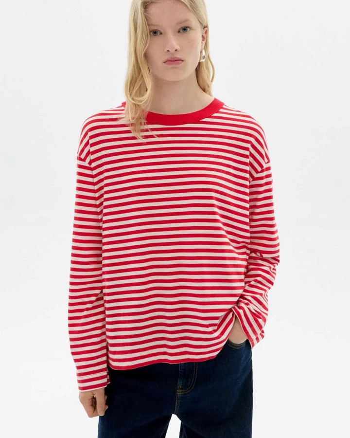 Longsleeve Emily Stripes Rot