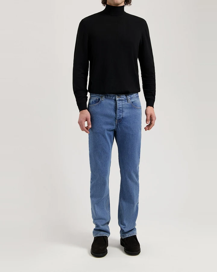 MUD Jeans Herren vegan Jeans Mid Bootcut Leo Stone Vintage Blau