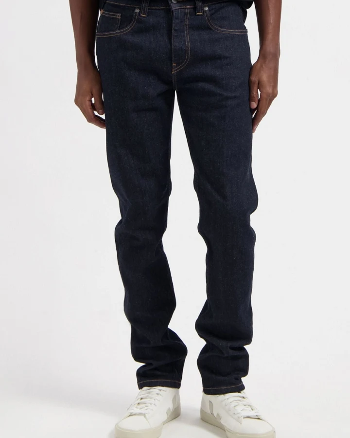 MUD Jeans Herren vegan Jeans Rick Mid Slim Trockengrau