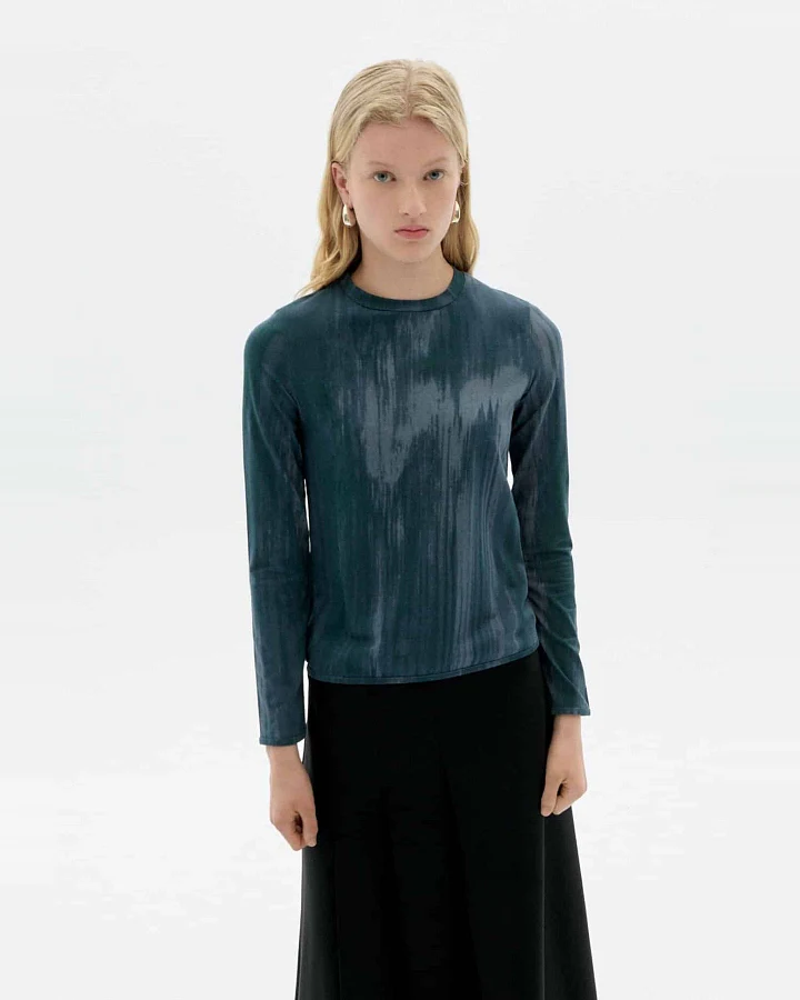 Longsleeve Brisa Ombre Blau