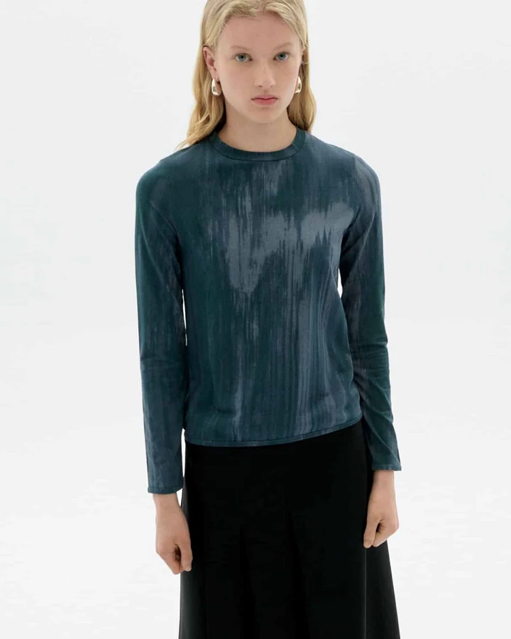 Longsleeve Brisa Ombre Blau