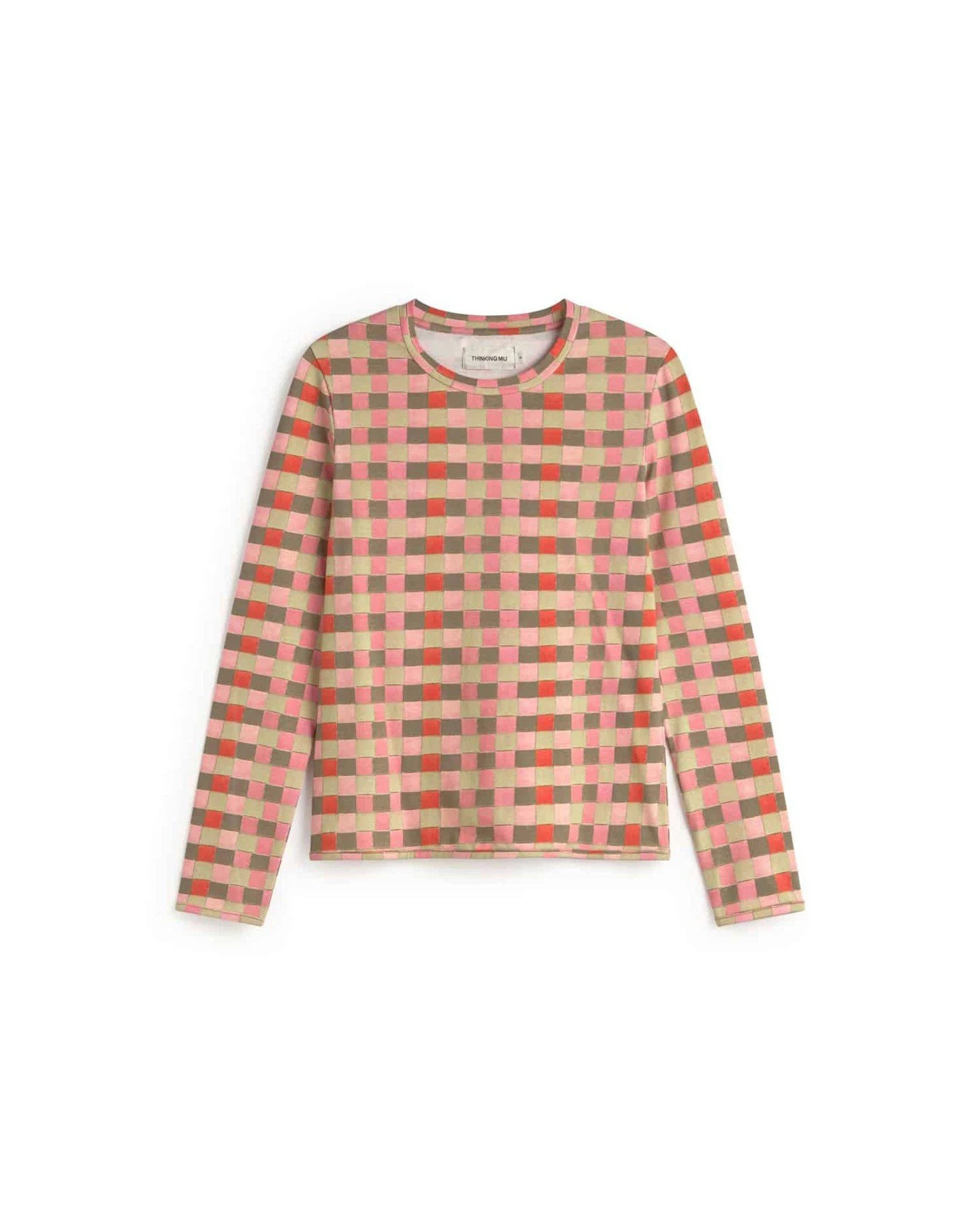 Longsleeve Brisa Checked Rosa – Ansicht 6