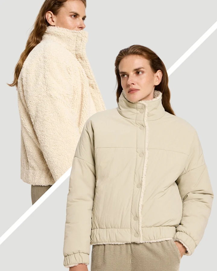 Wendejacke Plain Teddy