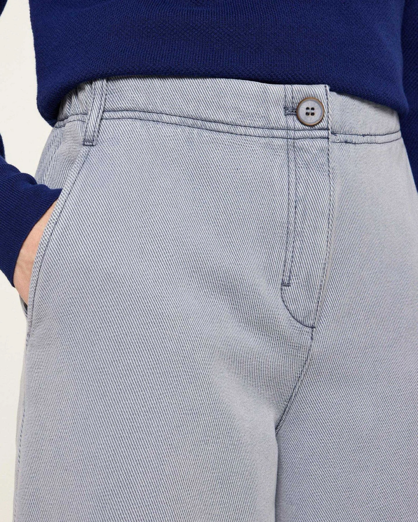 Hose Verkürzt Blau – Ansicht 5