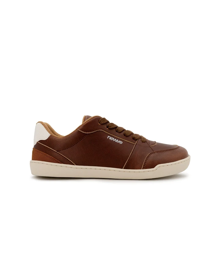 newve Herren vegan Sneaker Genesis Holz Braun
