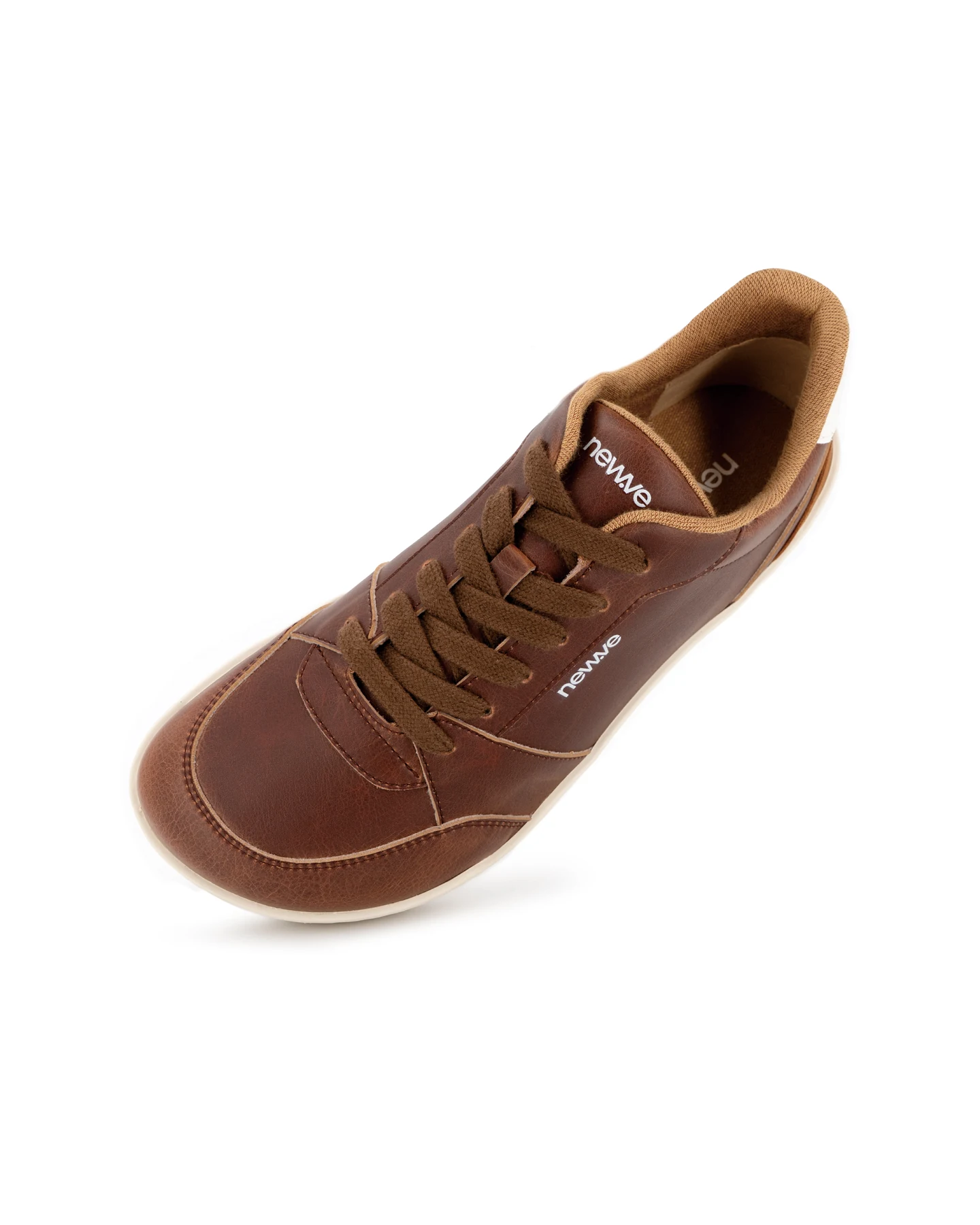 newve Herren vegan Sneaker Genesis Holz Braun – Ansicht 2