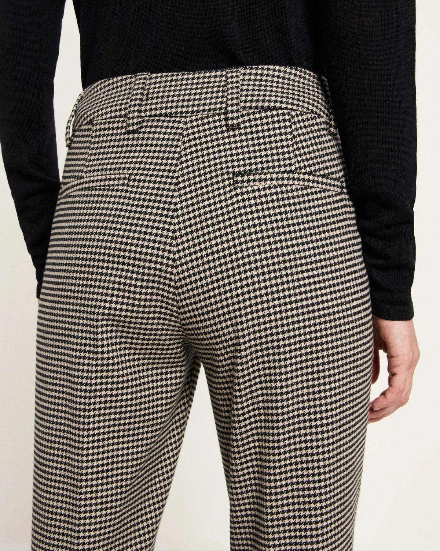 Hose Hahnentritt Schwarz – Ansicht 4