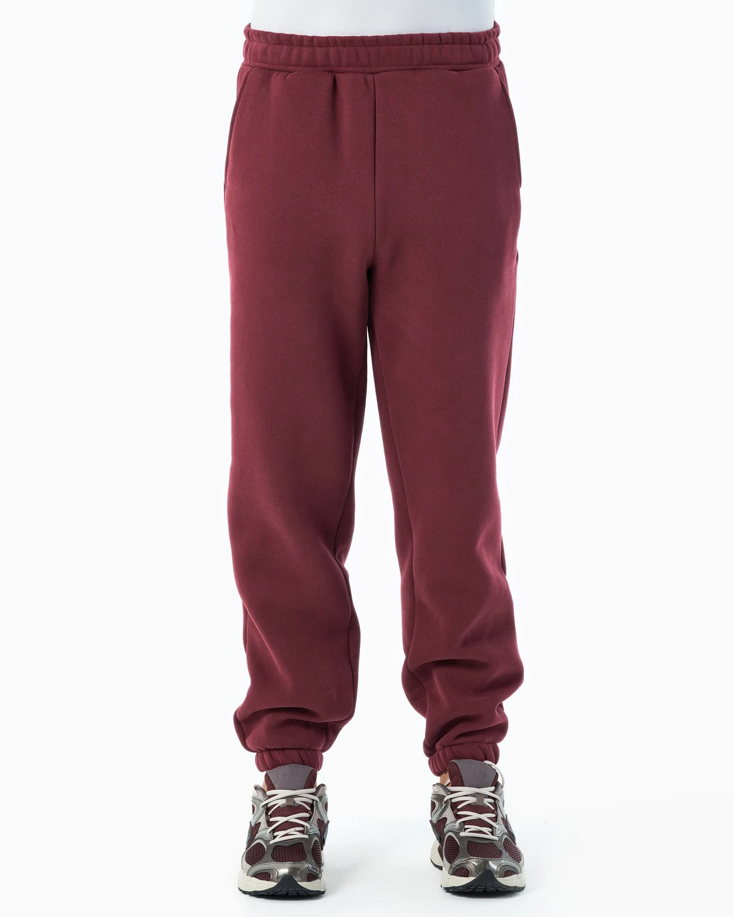 ORGANICATION Herren vegan Jogginghosen Parkerr Bordeaux – Ansicht 2