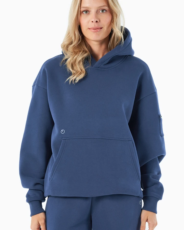 ORGANICATION Herren vegan Hoodie Harvinn Navy