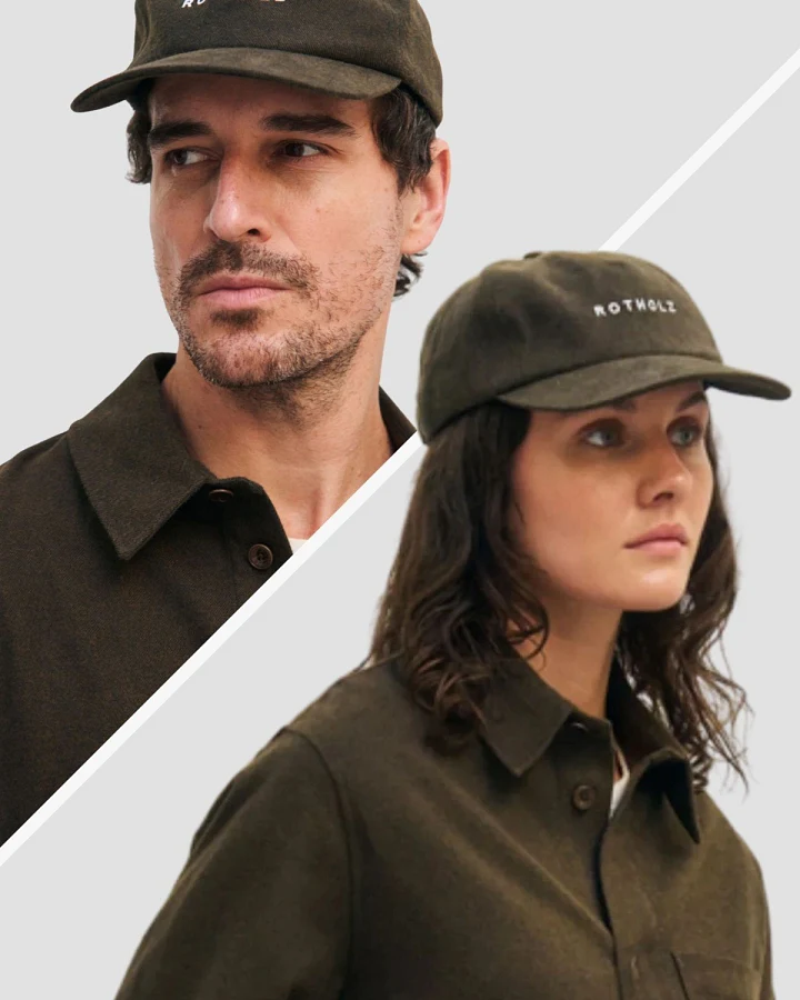 Cap Floppy Flannel Braun