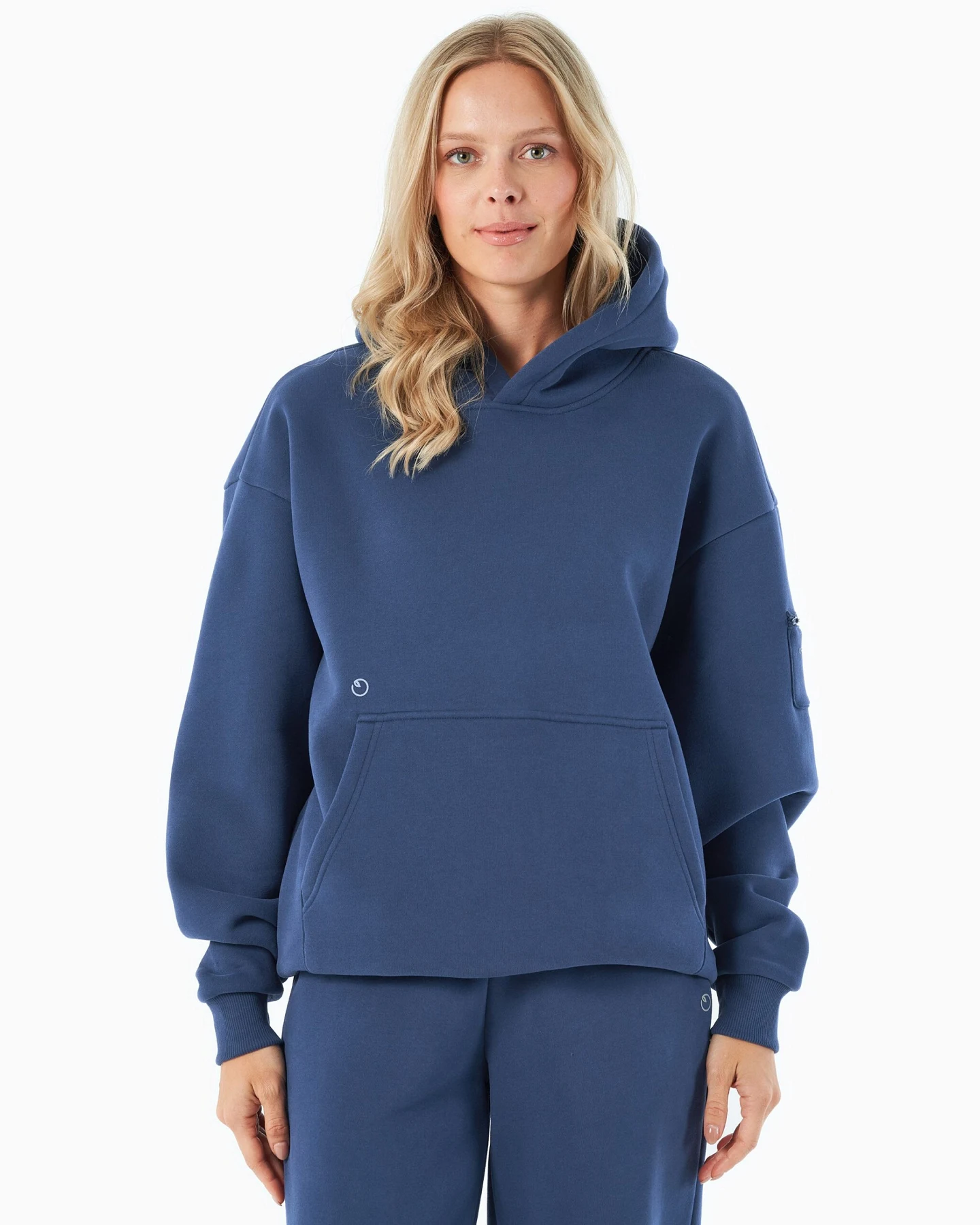ORGANICATION Herren vegan Hoodie Harvinn Navy – Ansicht 2