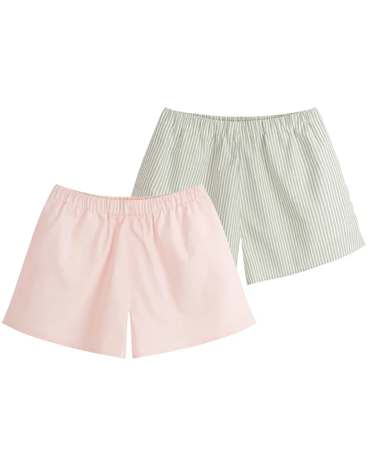 MELA Damen vegan Multipack 2x Pyjama Shorts Bundle Style Vanika Multi Color