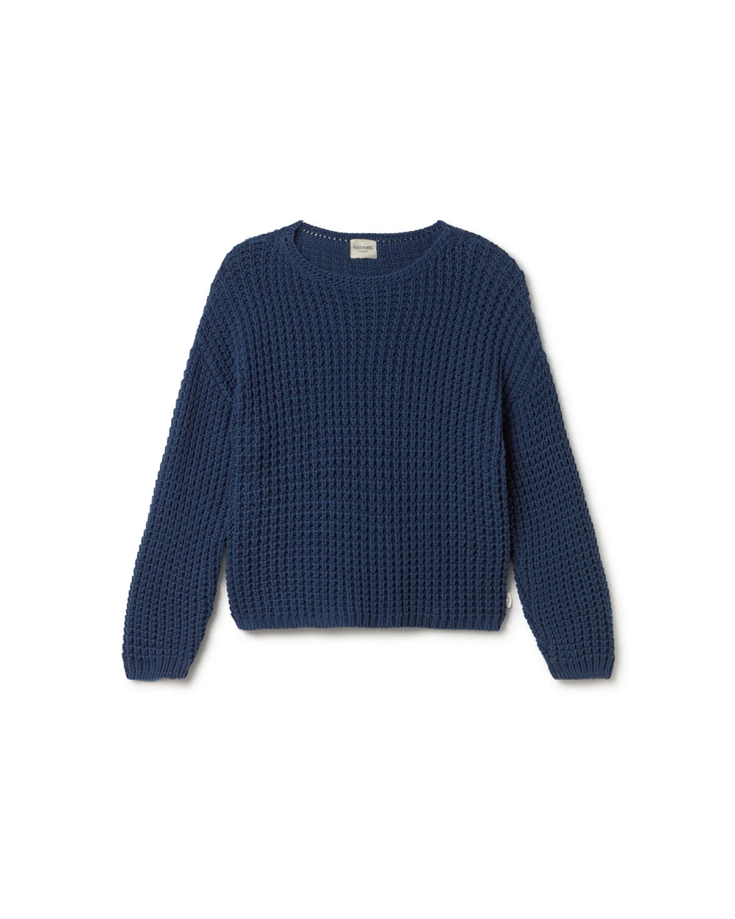 TWOTHIRDS Damen vegan Pullover Valverde Altblau – Ansicht 2