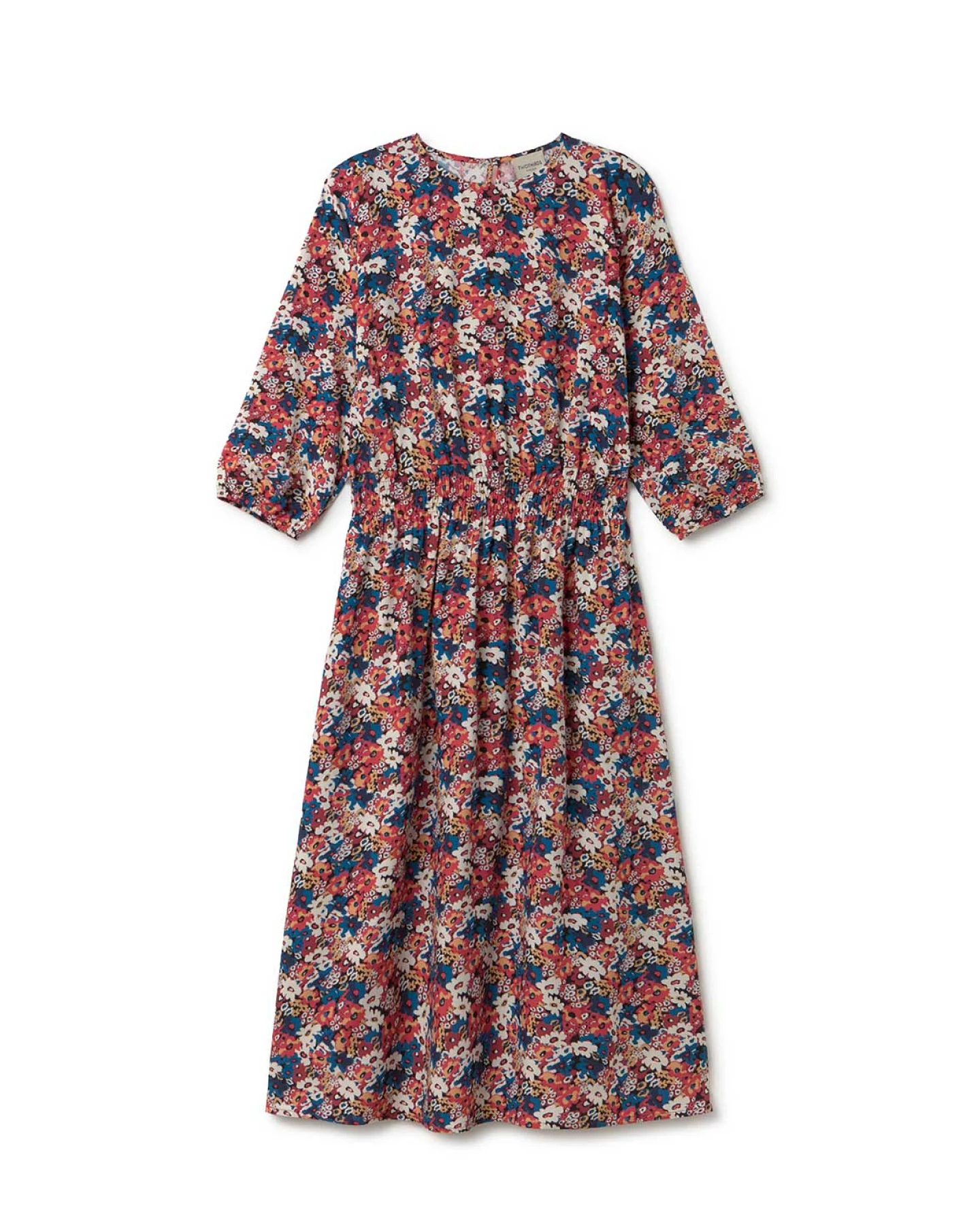 TWOTHIRDS Damen vegan Kleid Holzendorf Flower Garden Print – Ansicht 2
