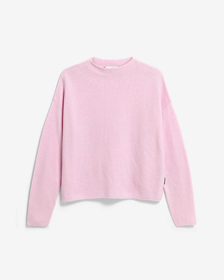 ARMEDANGELS Damen vegan Pullover Merinaa Pink Mist