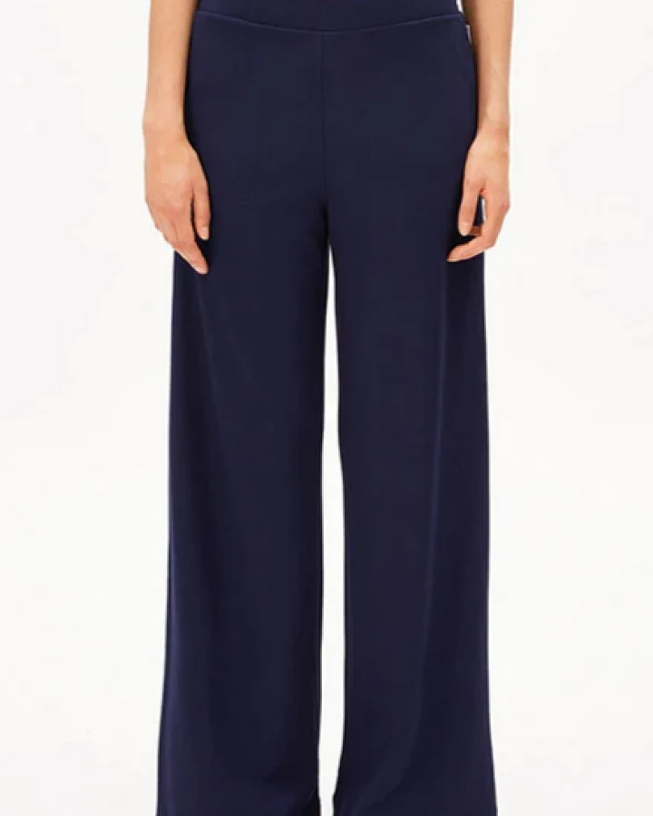 ARMEDANGELS Damen vegan Hose Himaari Tinted Navy