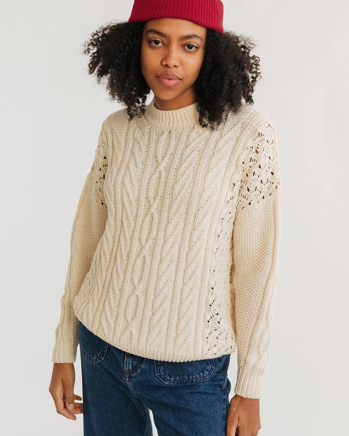 Strickpullover Greencastle Off White