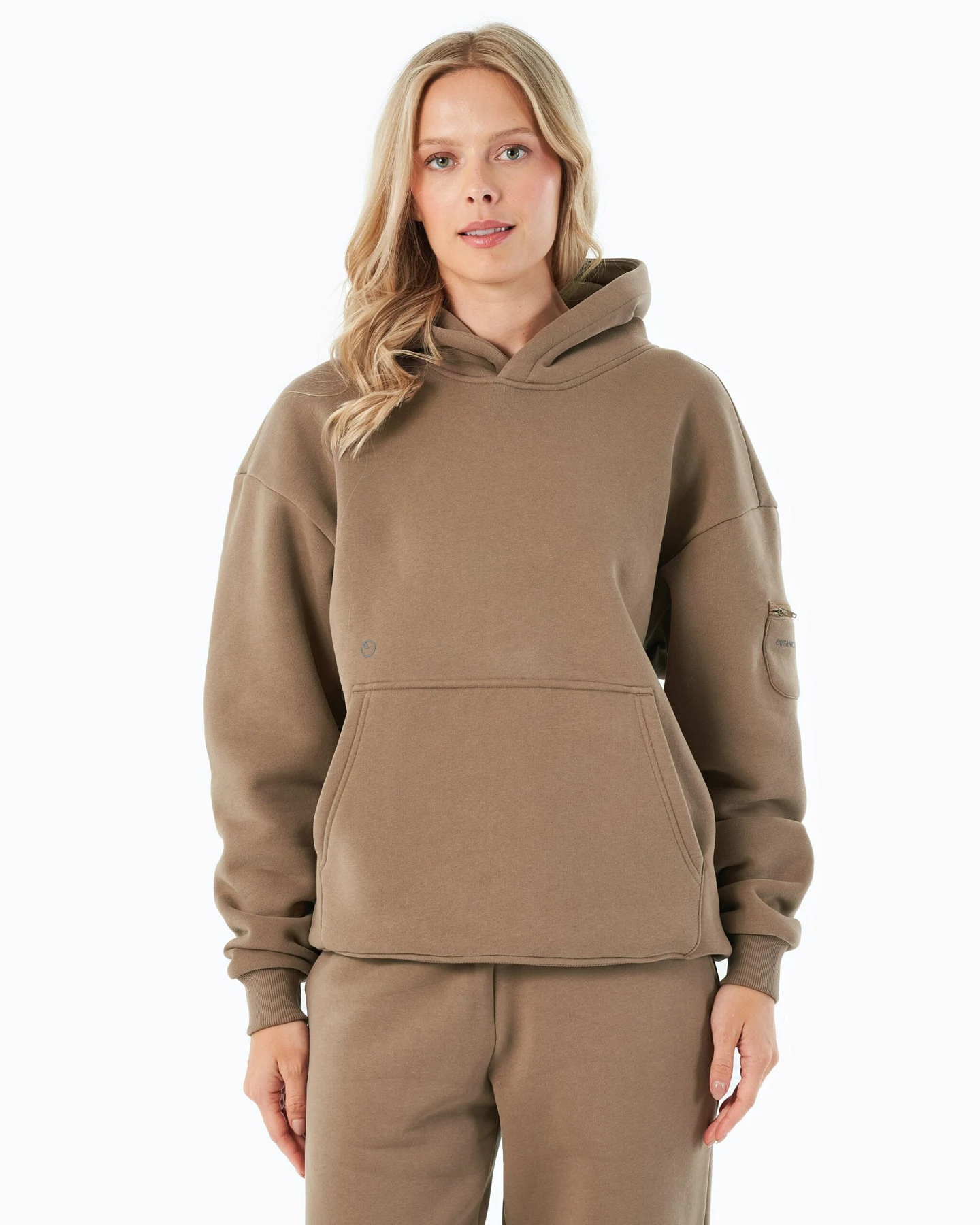ORGANICATION Herren vegan Hoodie Harvinn Gravel – Ansicht 2