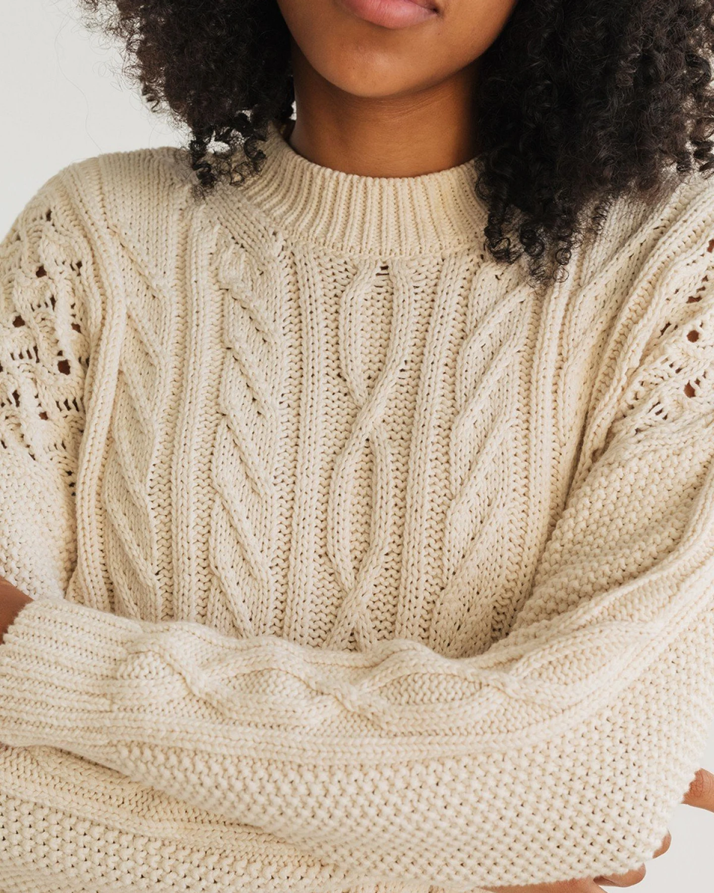 Strickpullover Greencastle Off White – Ansicht 2