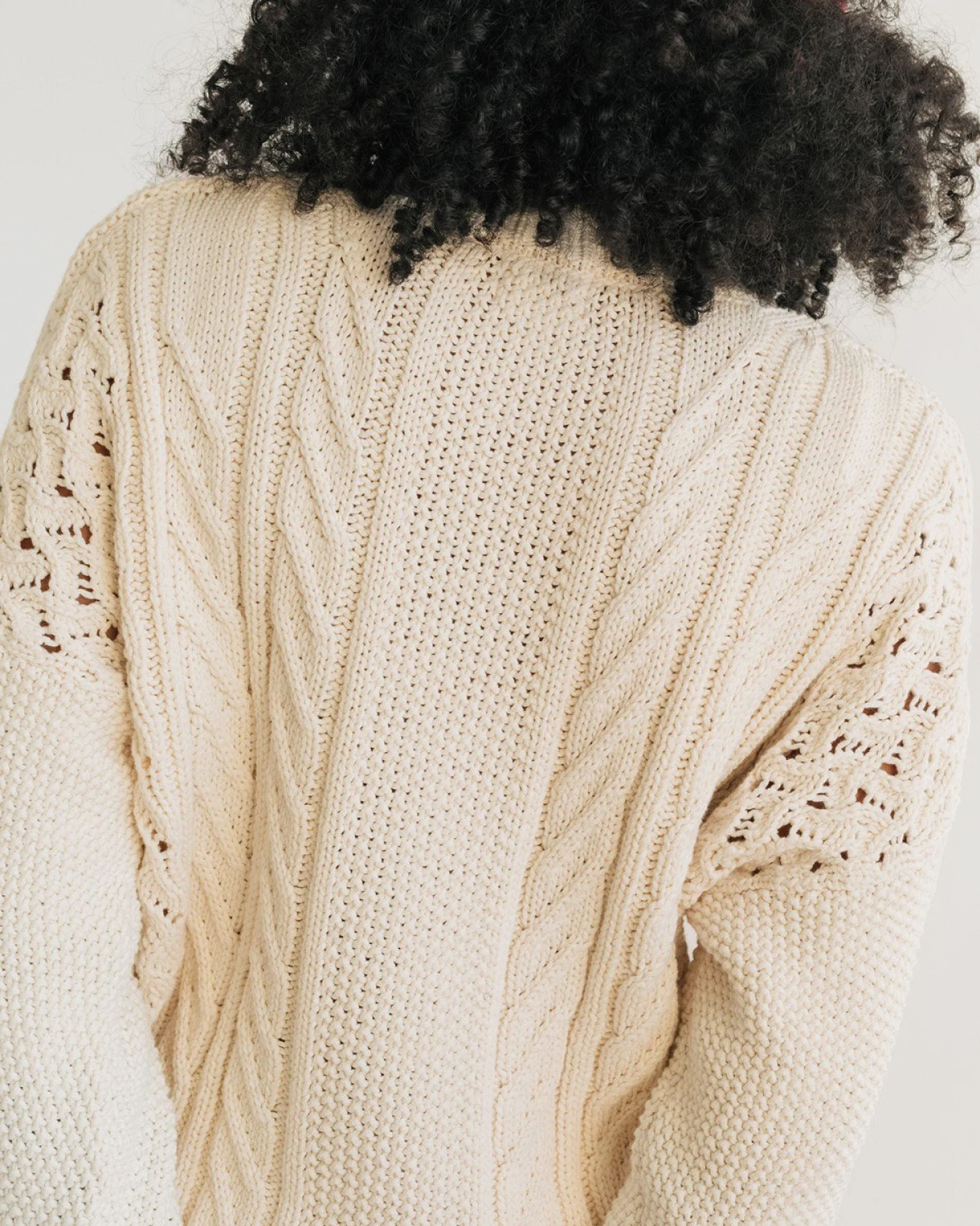 Strickpullover Greencastle Off White – Ansicht 3