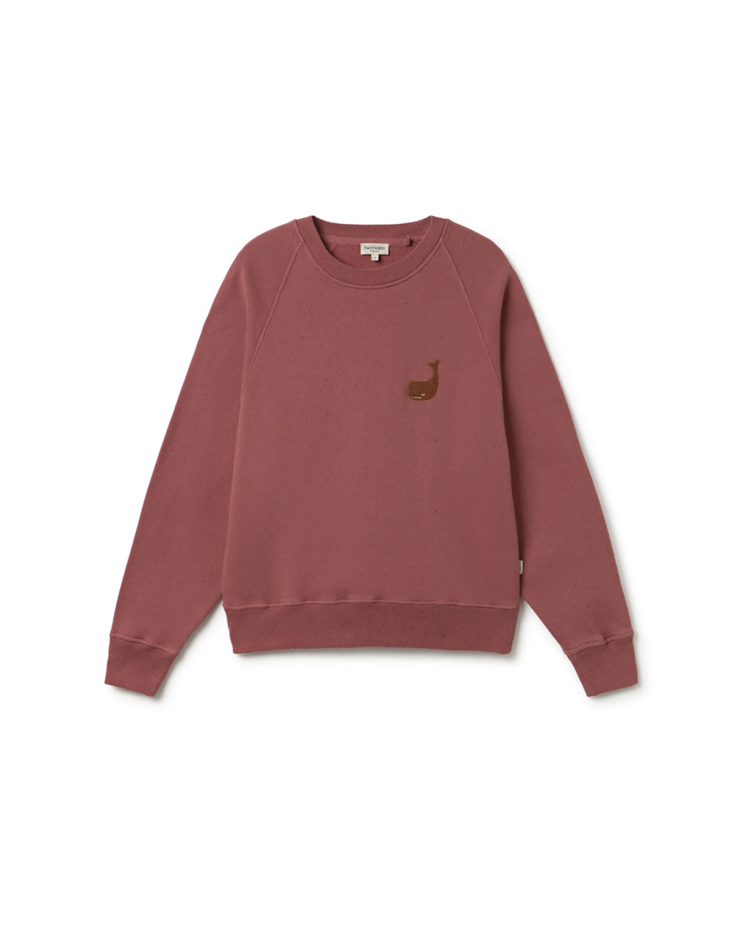 TWOTHIRDS Damen vegan Sweatshirt Leskov Burnt Berry – Ansicht 2