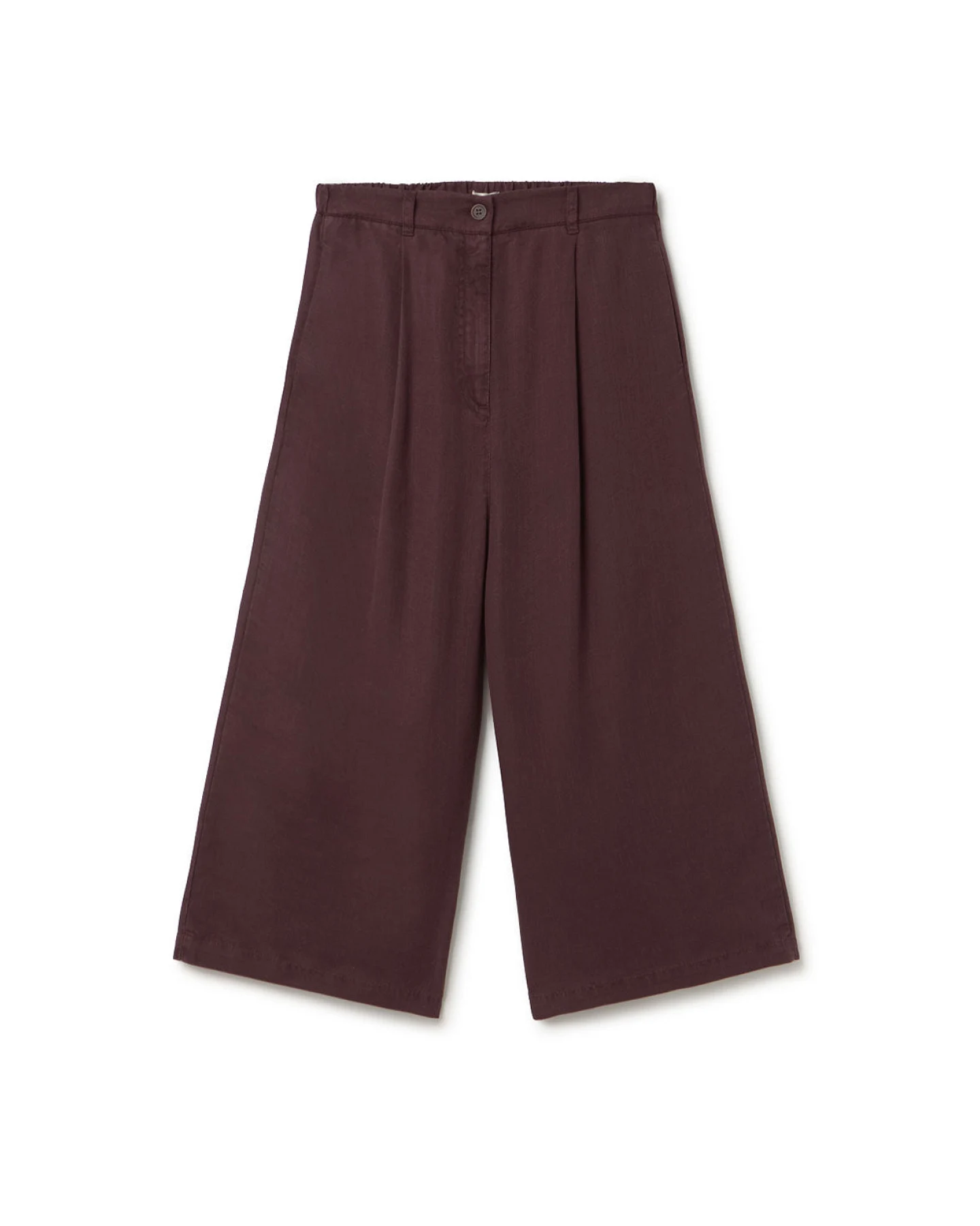 TWOTHIRDS Damen vegan Hose Nanpu Madden Braun – Ansicht 2