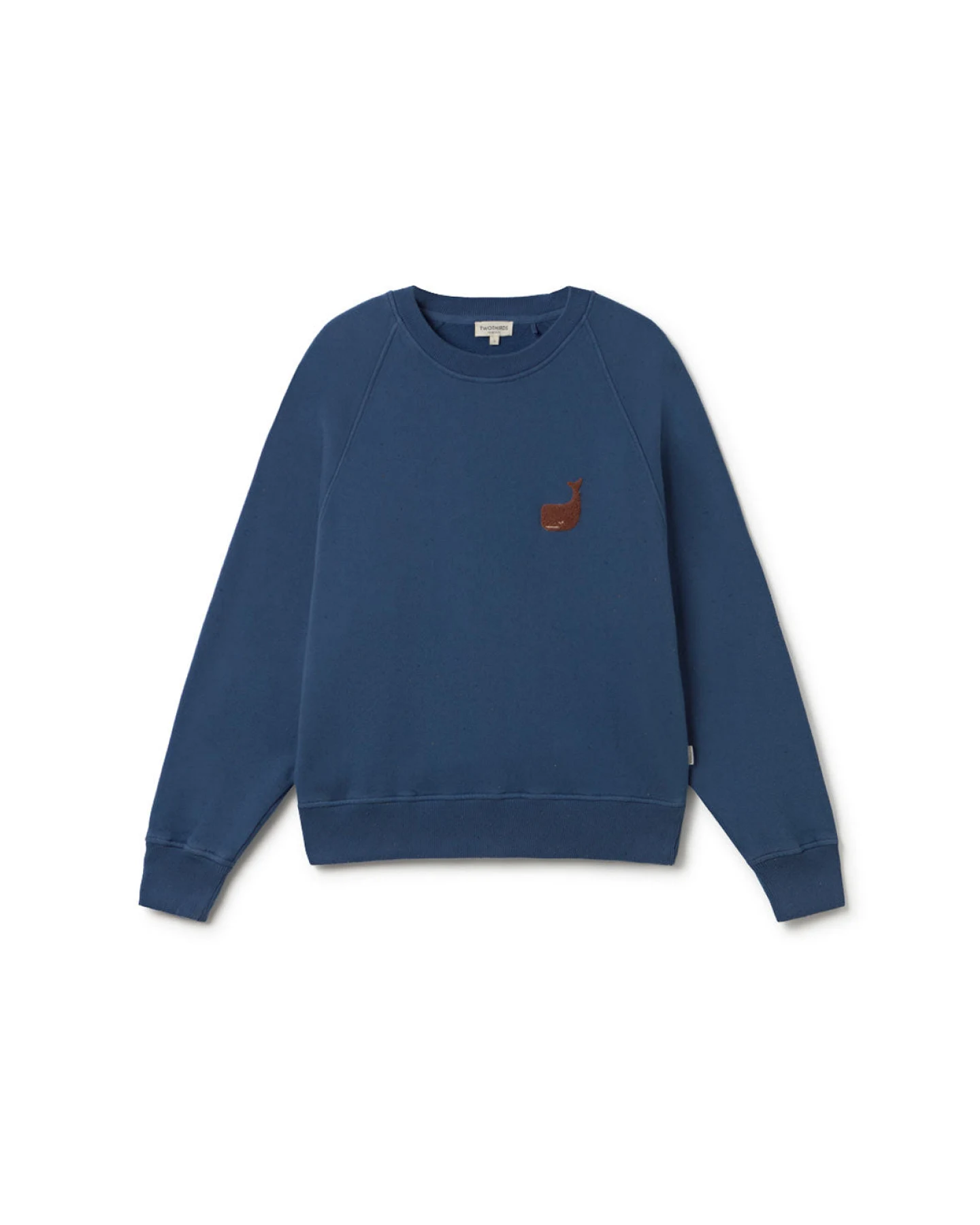TWOTHIRDS Damen vegan Sweatshirt Leskov Altblau – Ansicht 2
