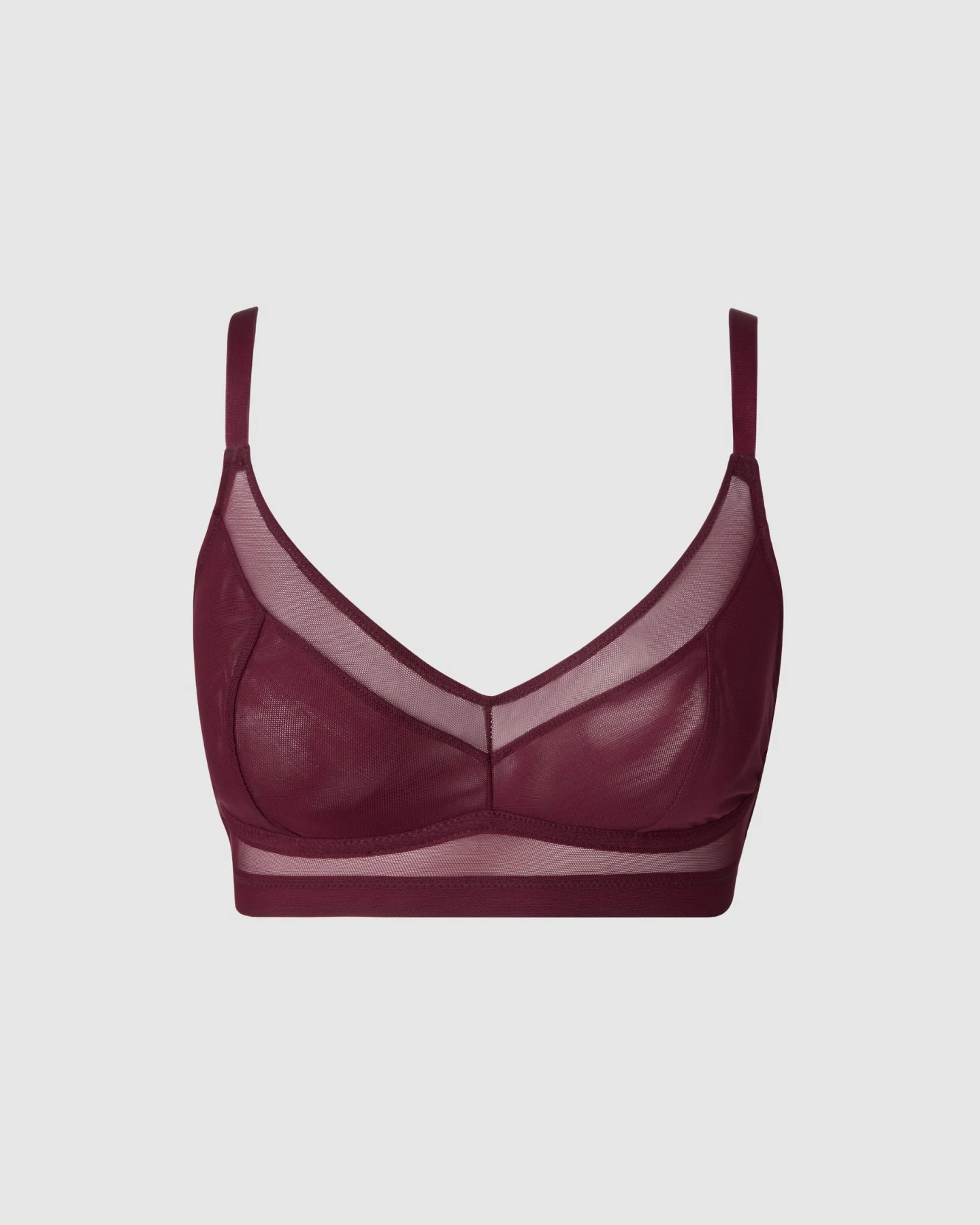 Understatement Damen vegan Bh Mesh Support Plus Cherry – Ansicht 2