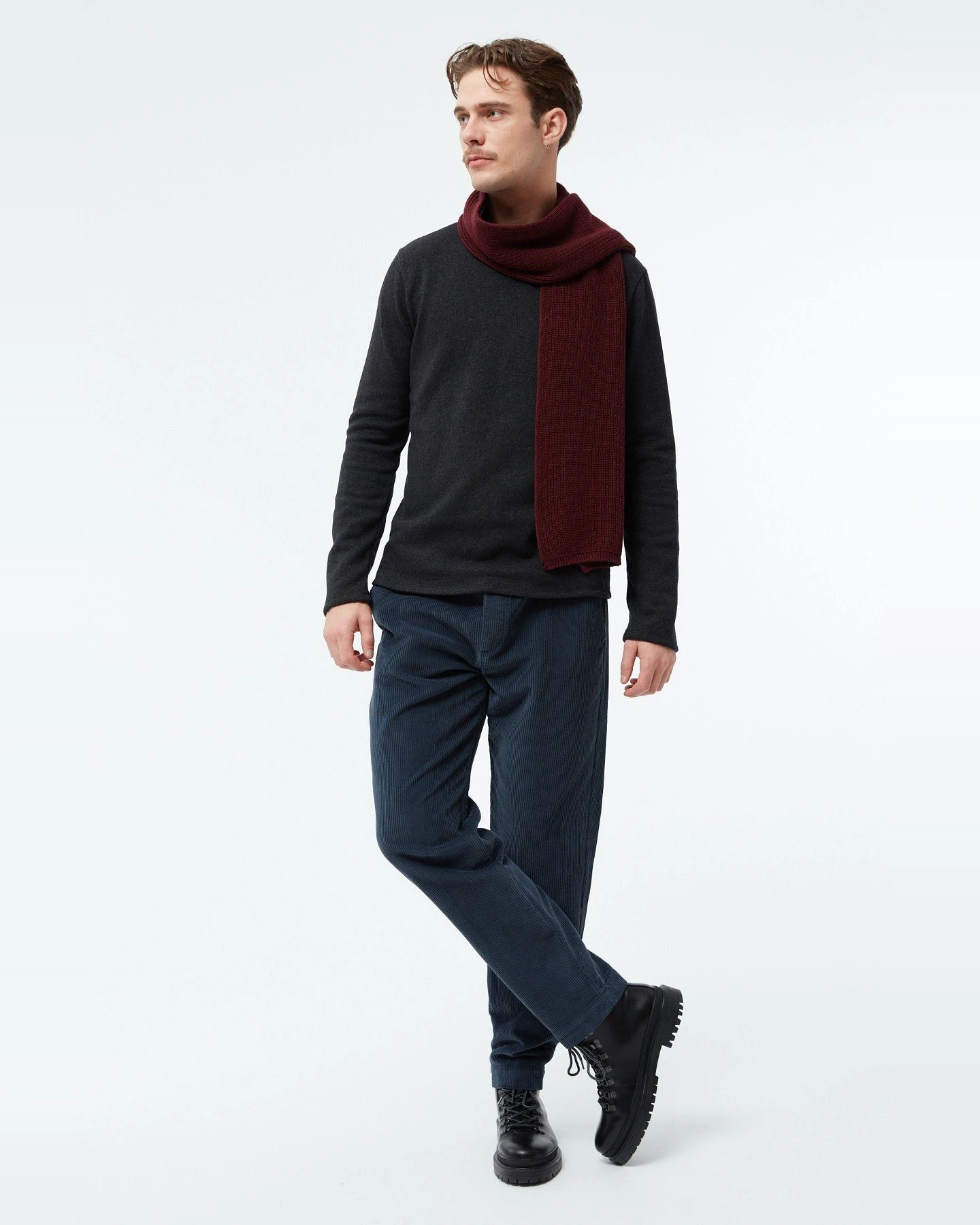 Hose GBEric Cord Blau – Ansicht 3