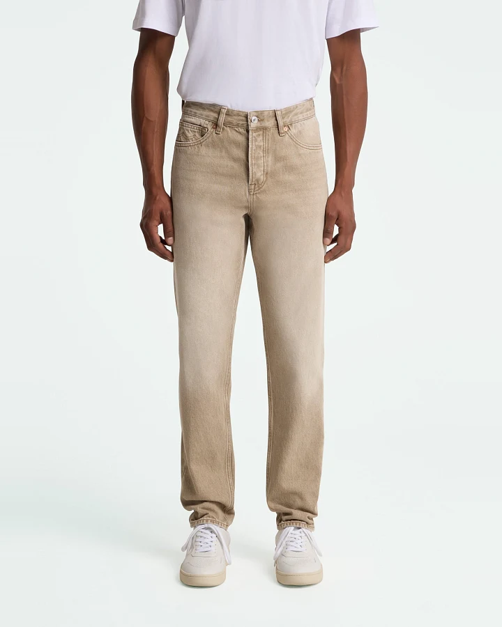 Kings of Indigo Herren vegan Jeans Sushan Retro Washed Beige