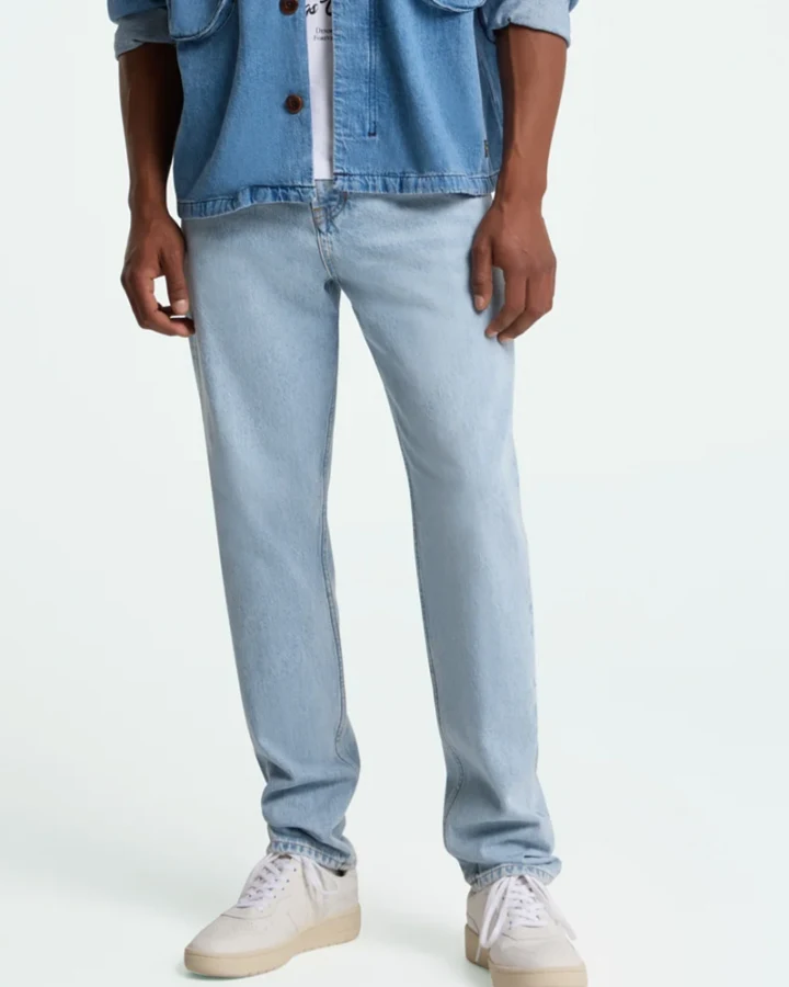 Kings of Indigo Herren vegan Jeans Sushan Reef Super Light Washed Blue