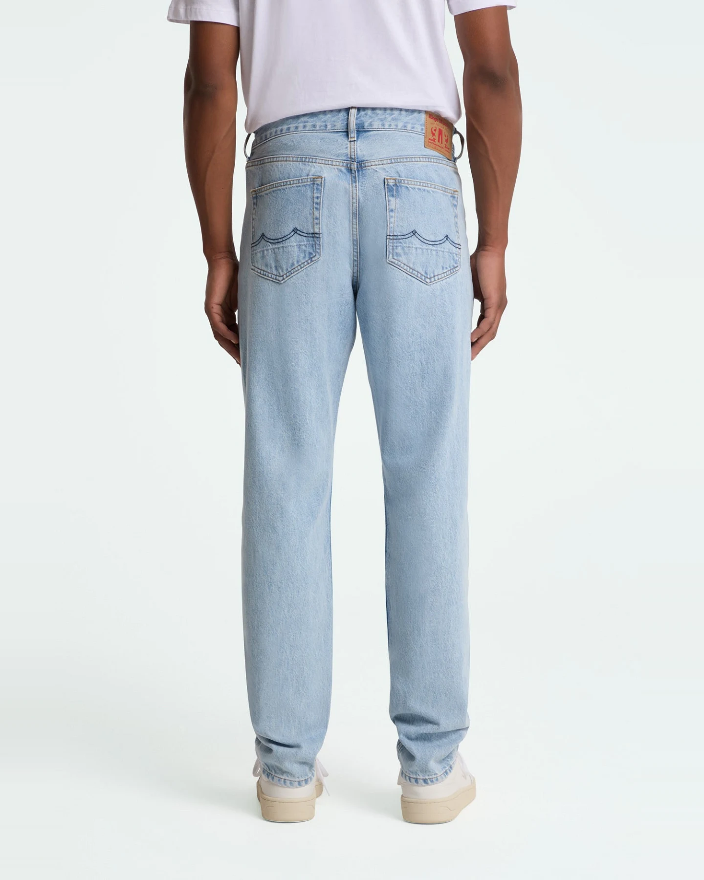 Kings of Indigo Herren vegan Jeans Sushan Reef Super Light Washed Blue – Ansicht 2