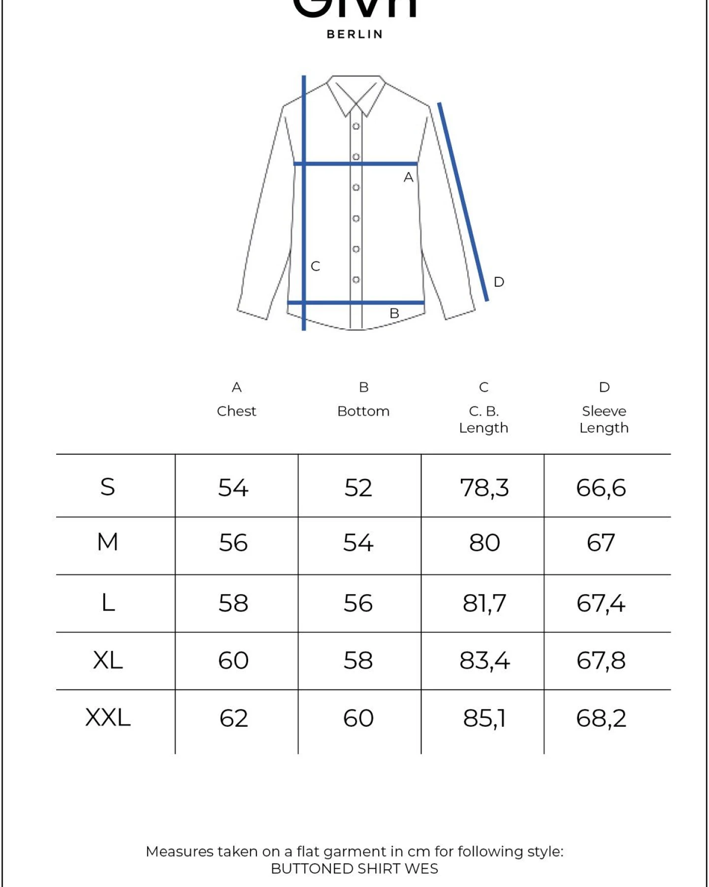 Hemd GBWes Blau – Ansicht 6