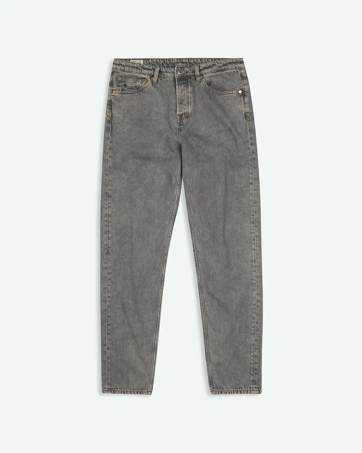 Kings of Indigo Herren vegan Jeans Sushan Well Grey Mid Marble