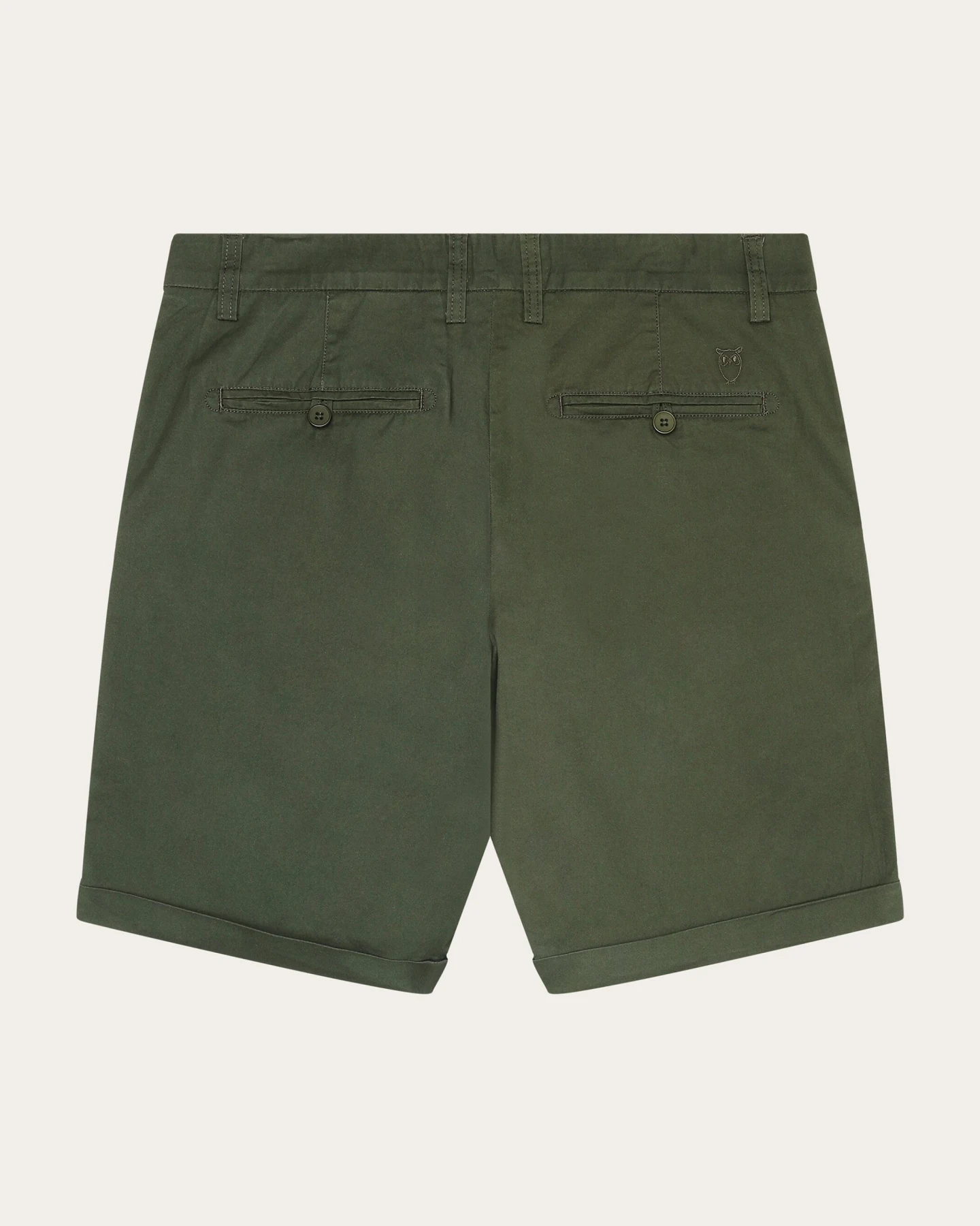 KnowledgeCotton Apparel Herren vegan Shorts Chino Chuck Regular Forrest Night – Ansicht 2