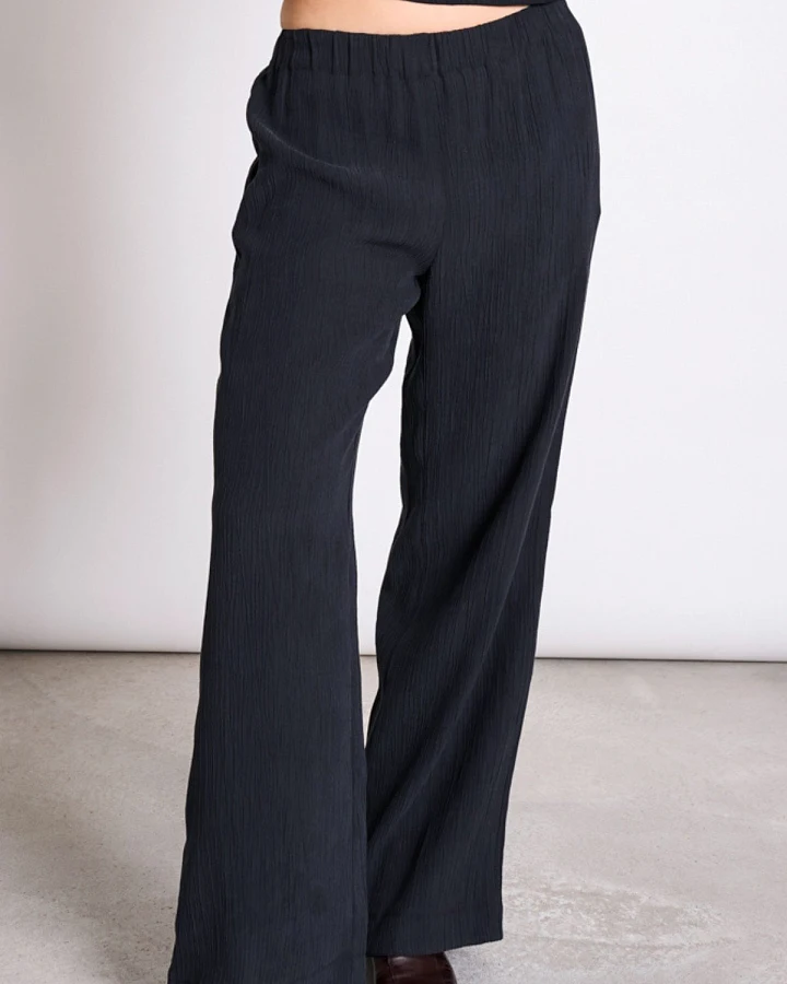 Hose Hava Crinkle Schwarz